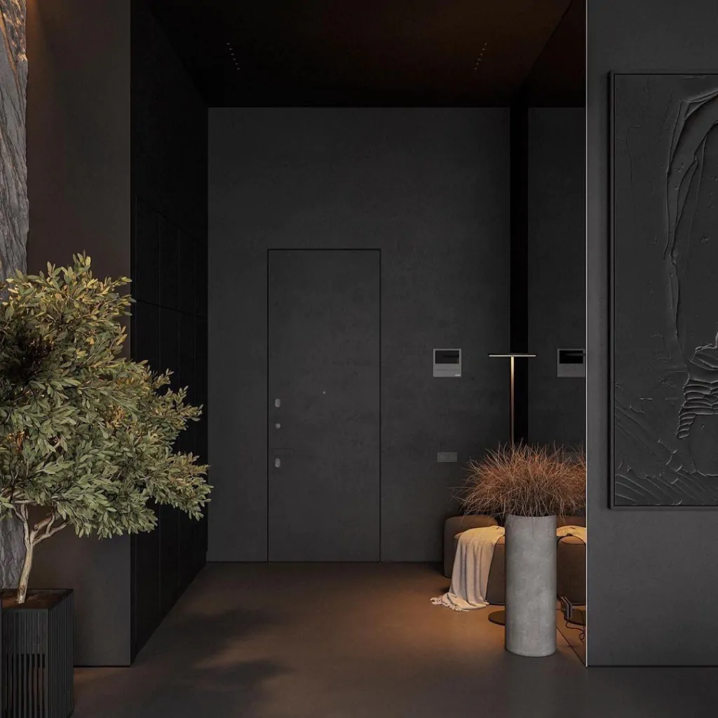 Стиль хай-тек в інтер'єрі передпокою будинку