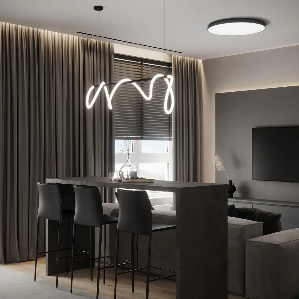 Меблі будинку в стилі хай-тек