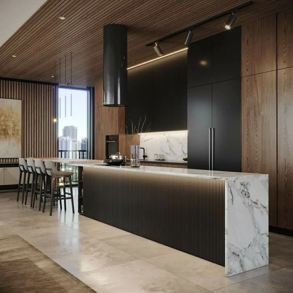 Дизайн кухни в стиле лофт