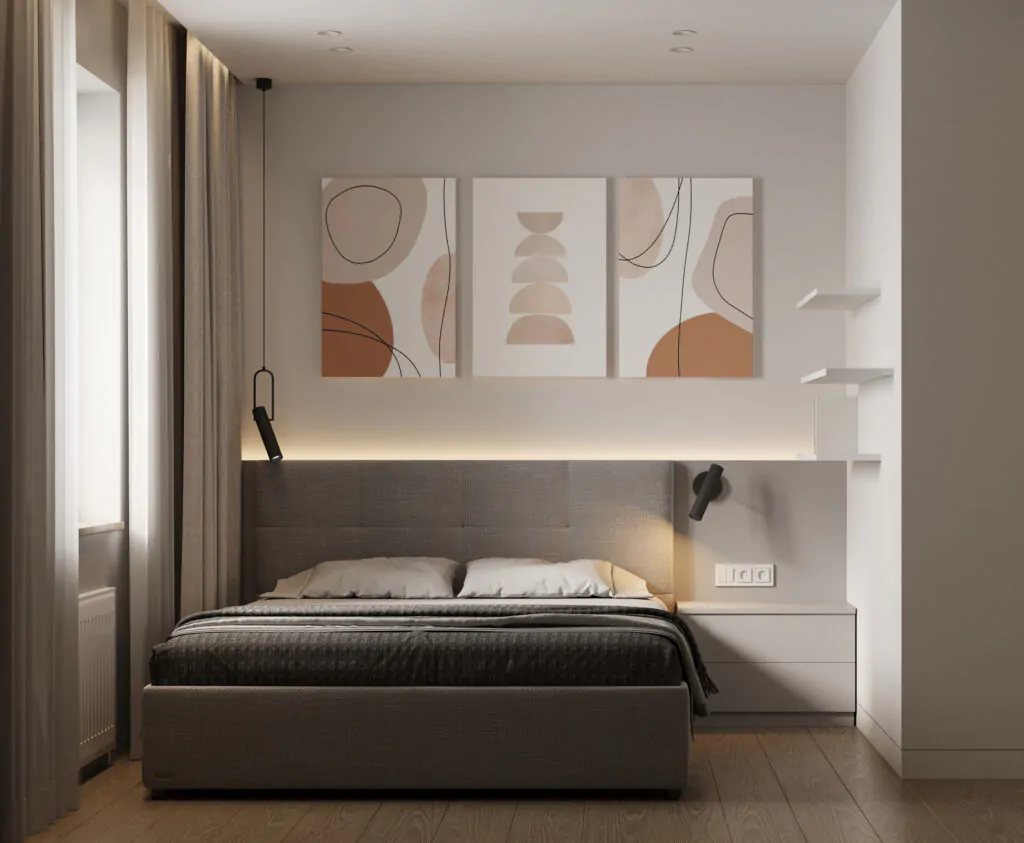 Дизайн-проект інтер’єру трикімнатної квартири по вул. Дерев’янка