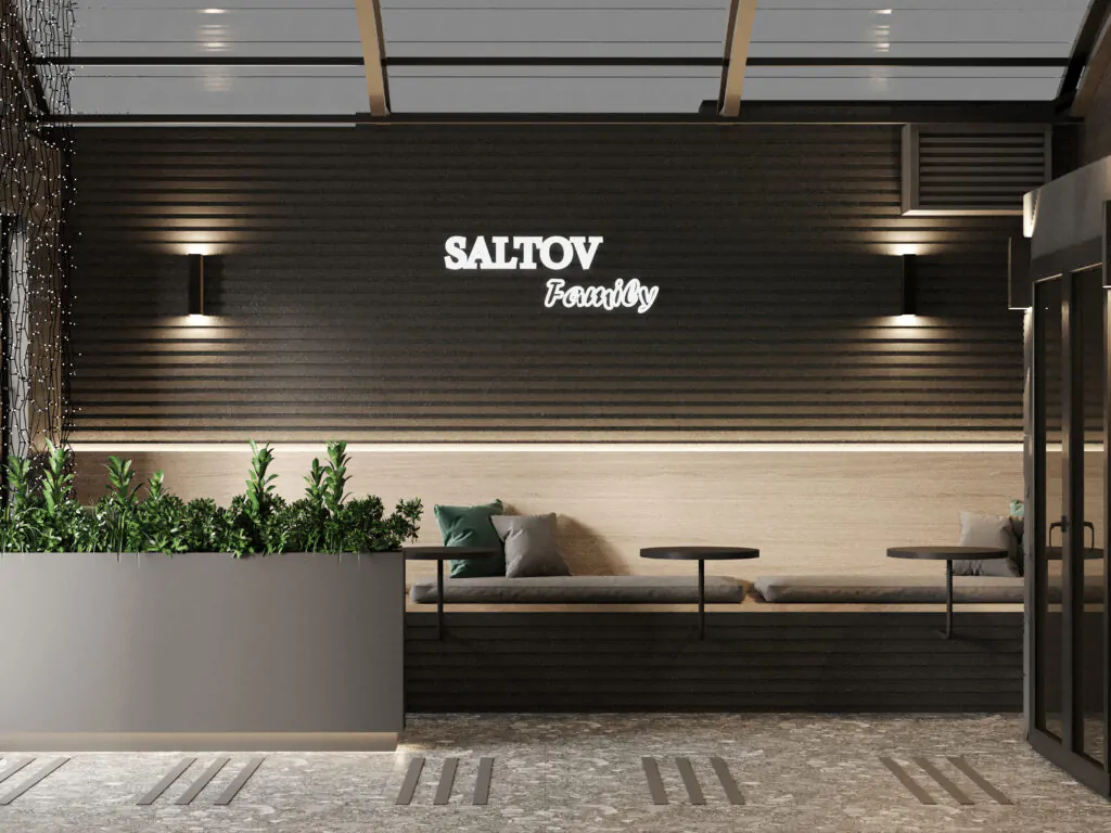 Дизайн-проект інтер’єру кафе «SALTOV»