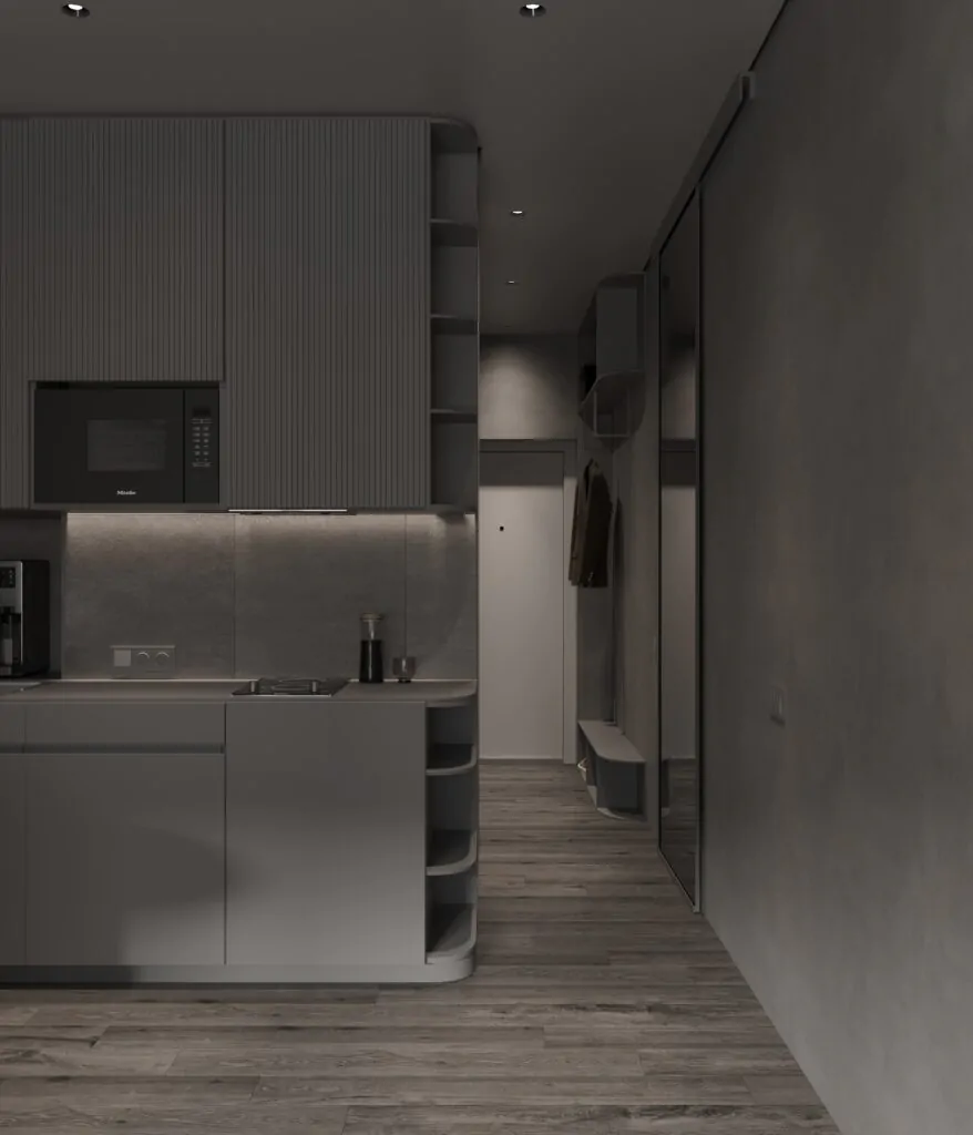 Дизайн-проект квартири-студії в ЖК «Victory V»