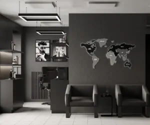 Дизайн інтер’єру барбершопу «Manhattan»