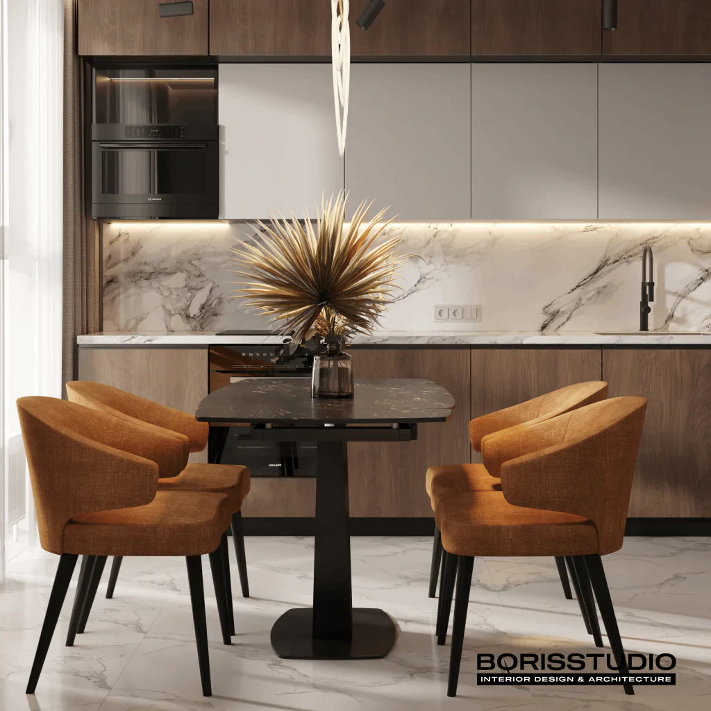 Дизайн-проект квартиры, кухня, фото №7