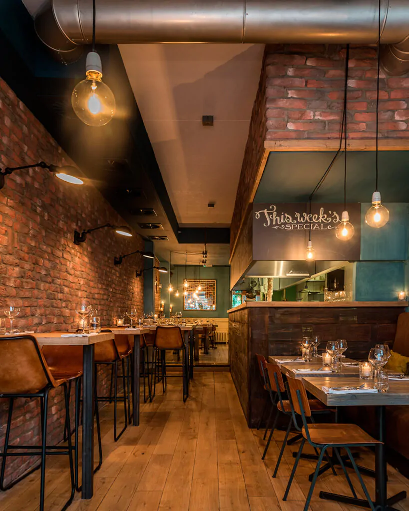 Дизайн ресторану у стилі лофт
