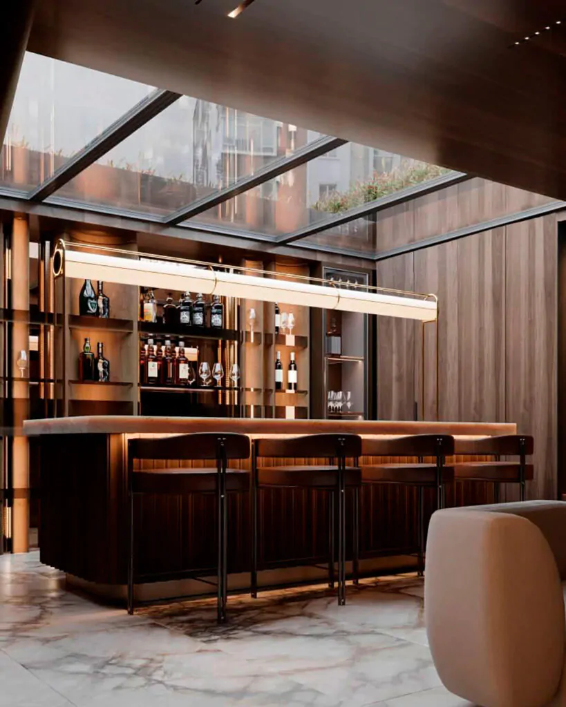 Барна стійка у стилі лофт