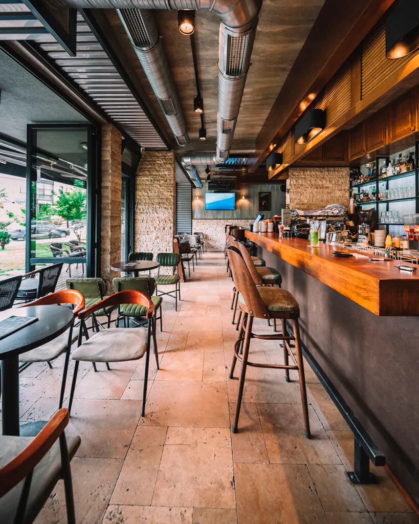 Підлоги в кафе в стилі лофт