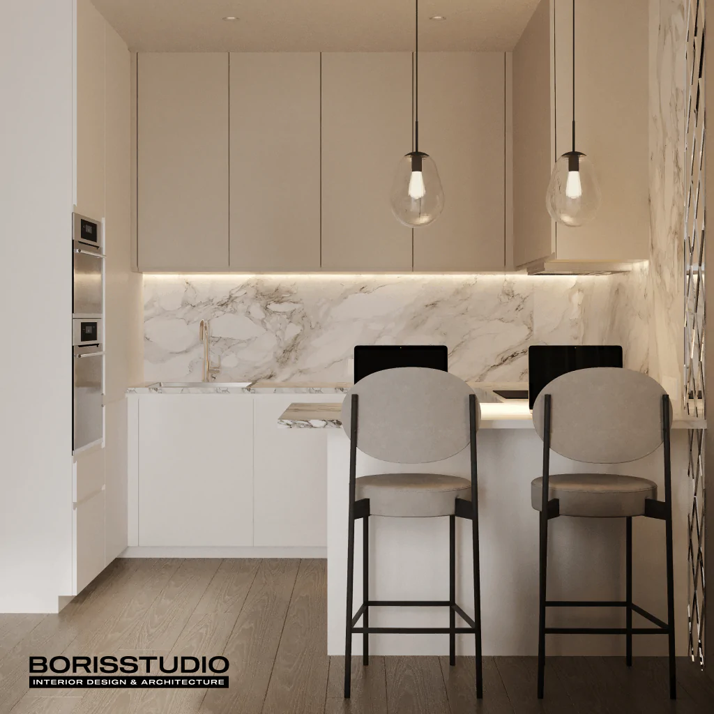 Дизайн-проект квартири, кухня, фото №8