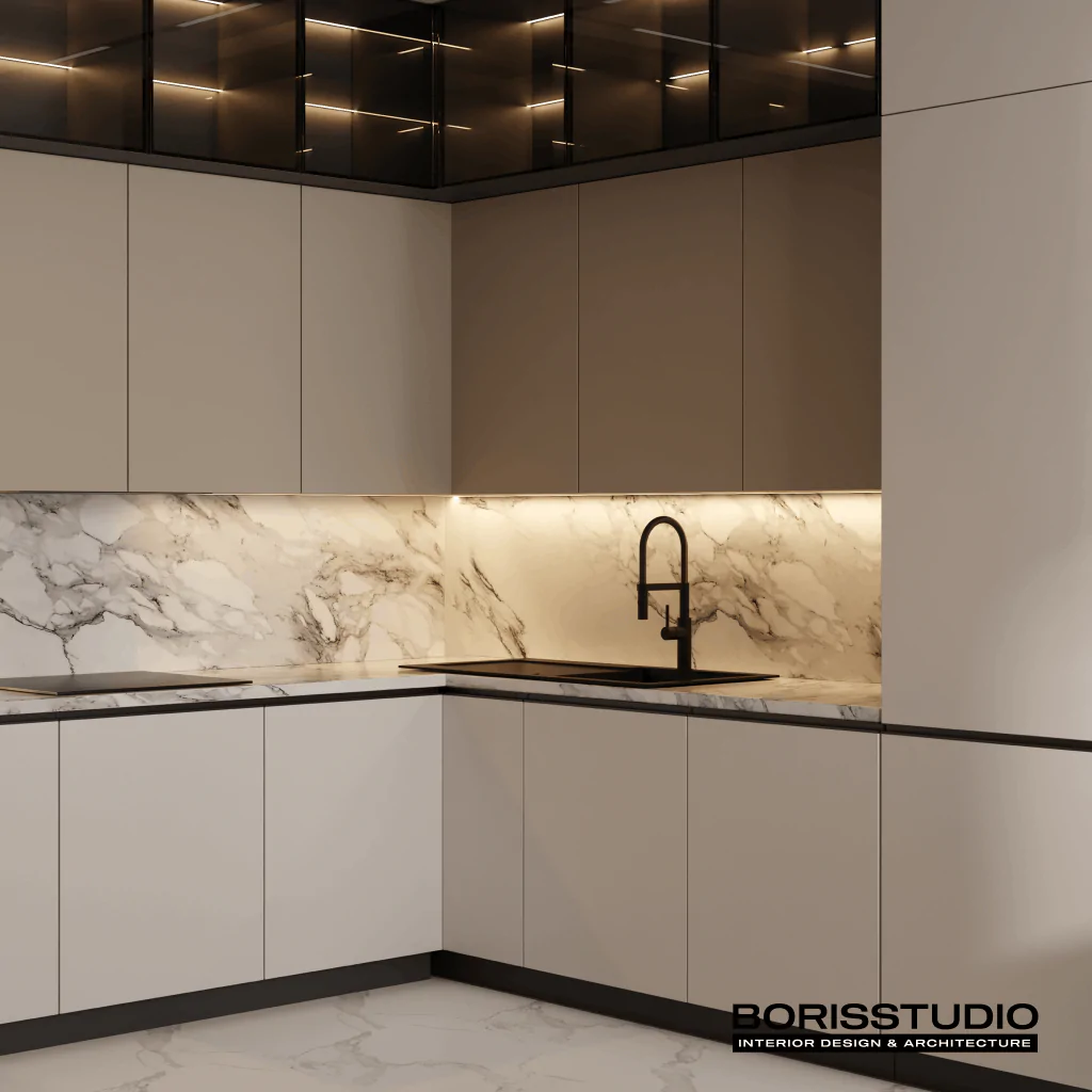 Дизайн-проект квартиры, кухня, фото №22