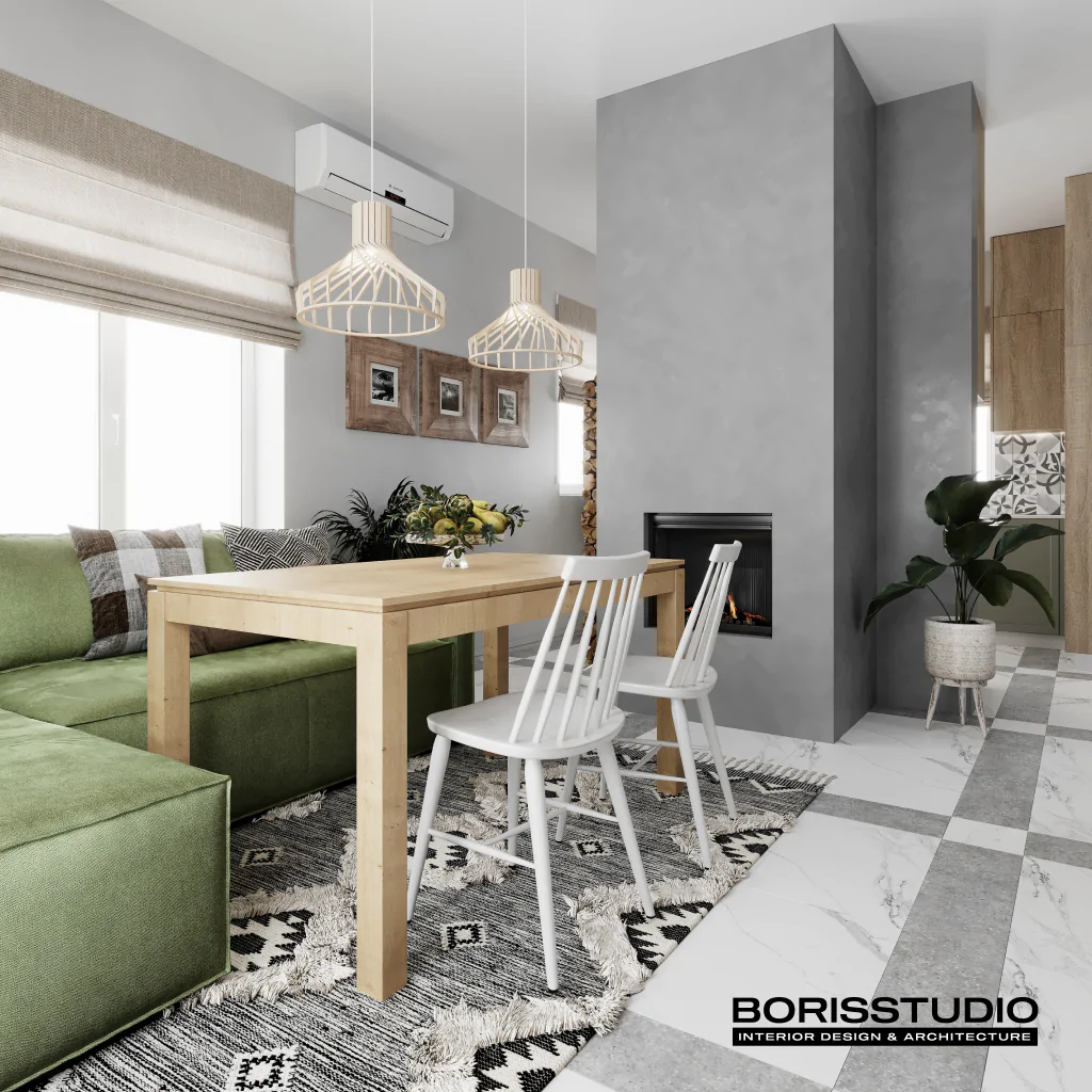 Дизайн-проект інтер'єру будинки, кухня, фото №11