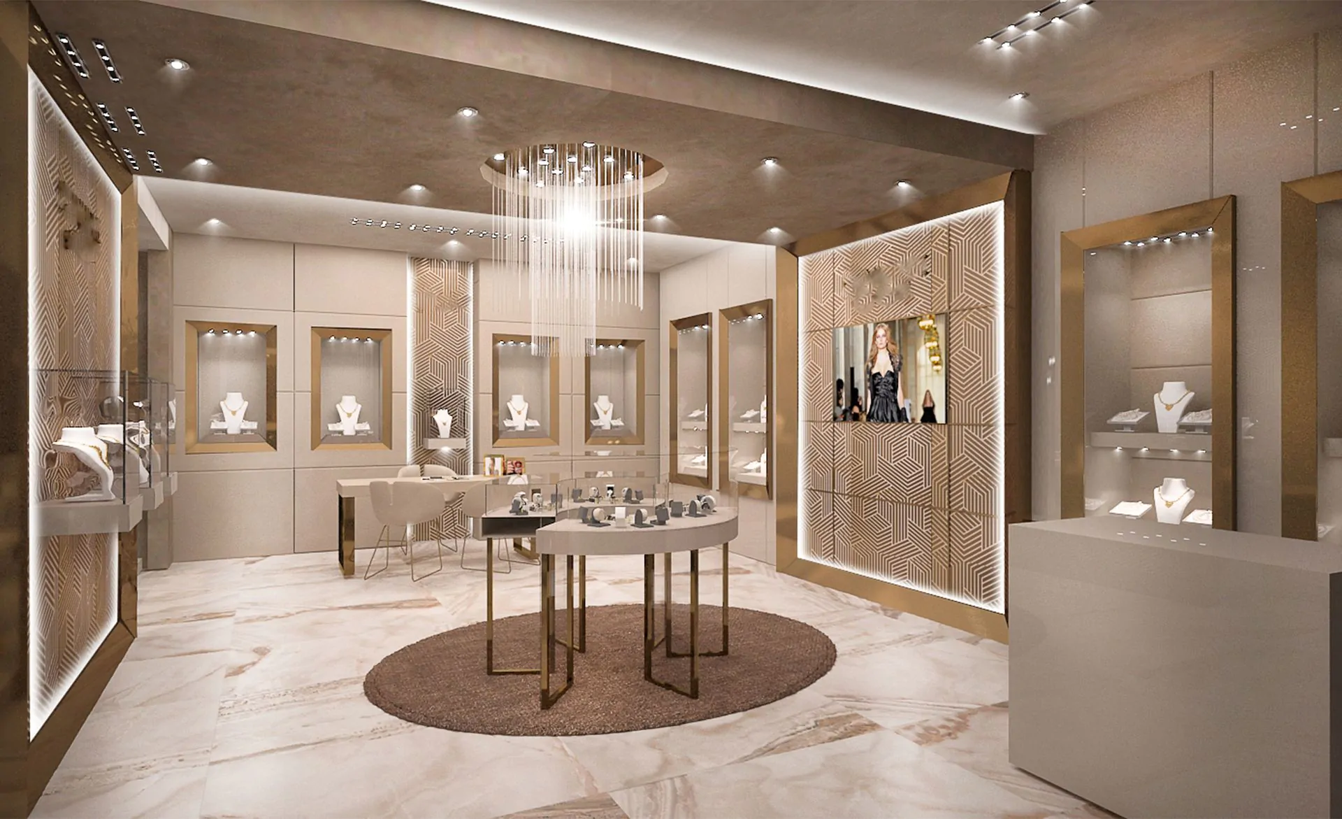 Дизайн ювелірного магазину №3
