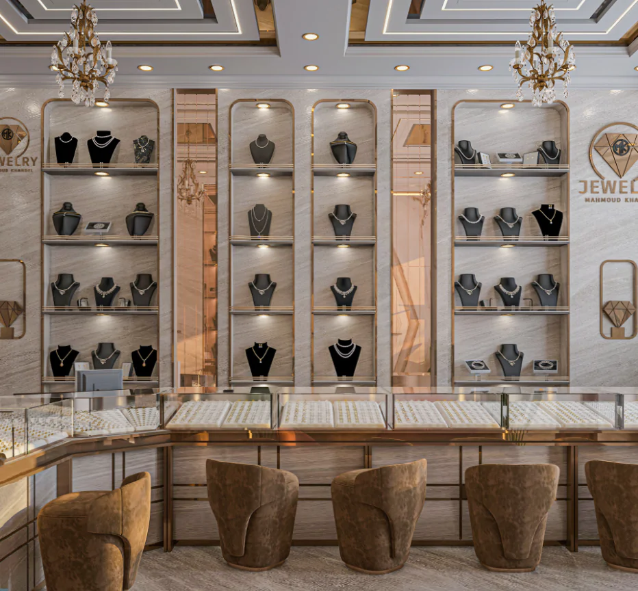 Дизайн інтер’єру ювелірного магазину №4