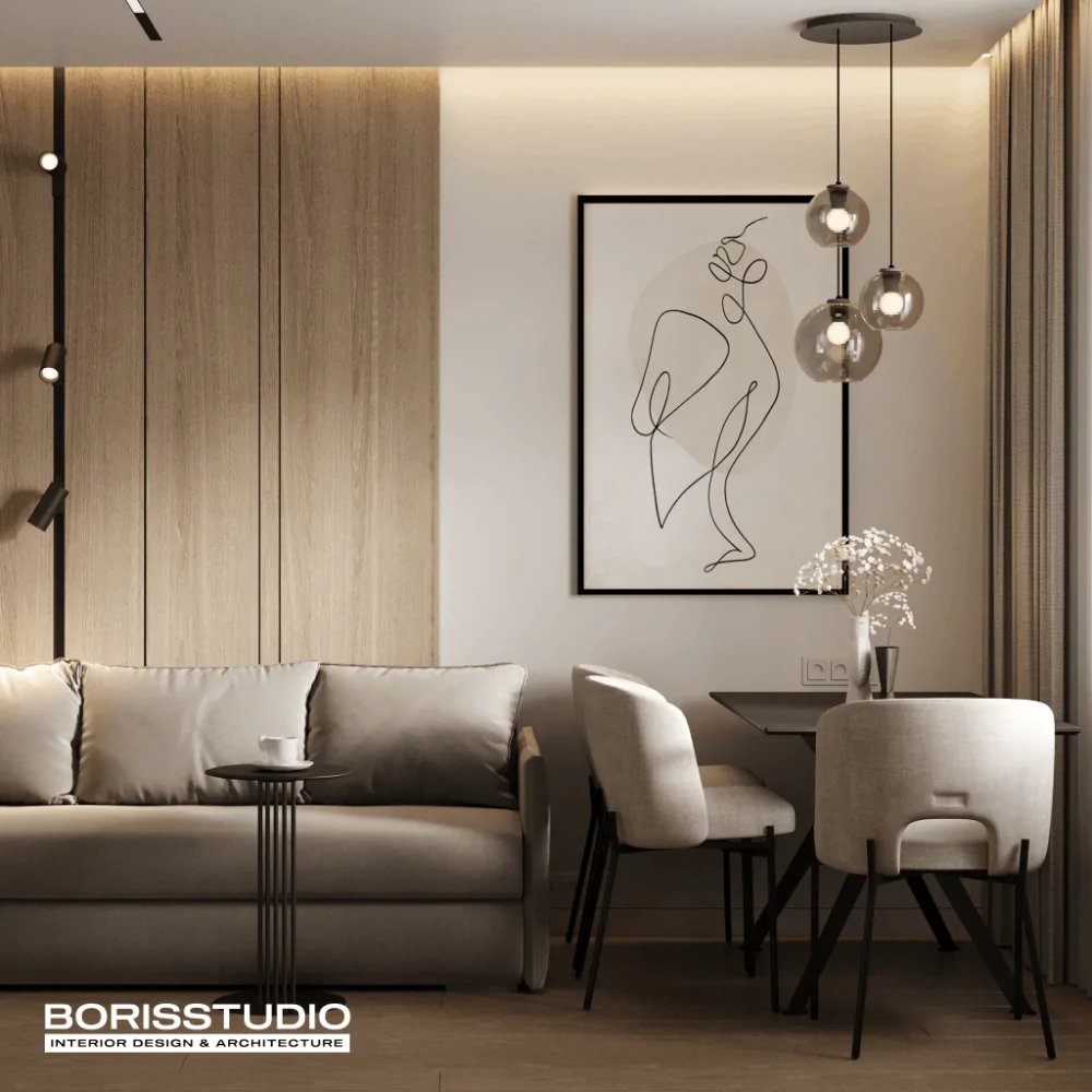 дизайн вітальні в сучасному стилі