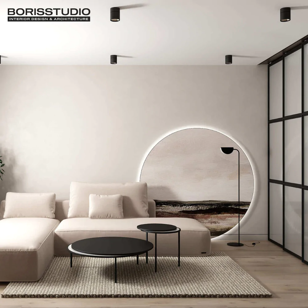 вітальня в стилі мінімалізм