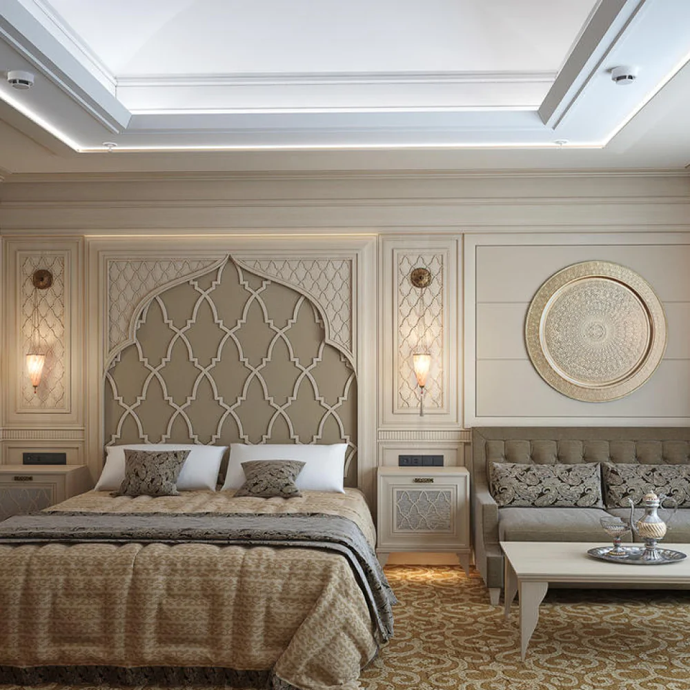 Дизайн-проект спальні в арабському стилі