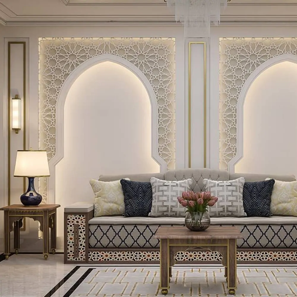 Дизайн вітальні в арабському стилі