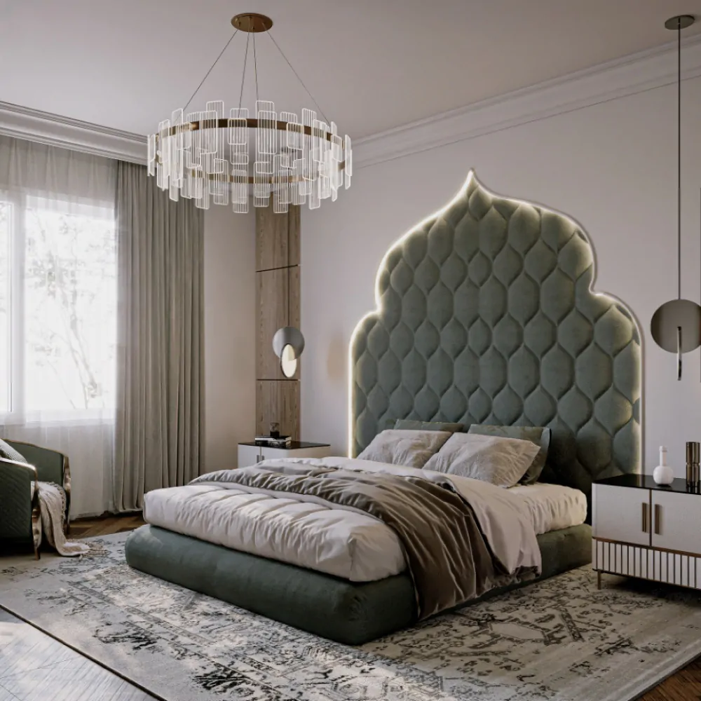 Дизайн інтер'єру спальні в арабському стилі