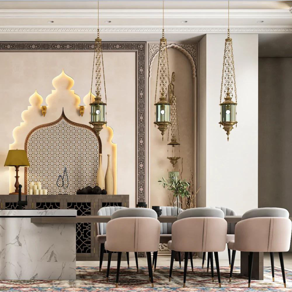 Дизайн інтер'єру кухні в арабському стилі