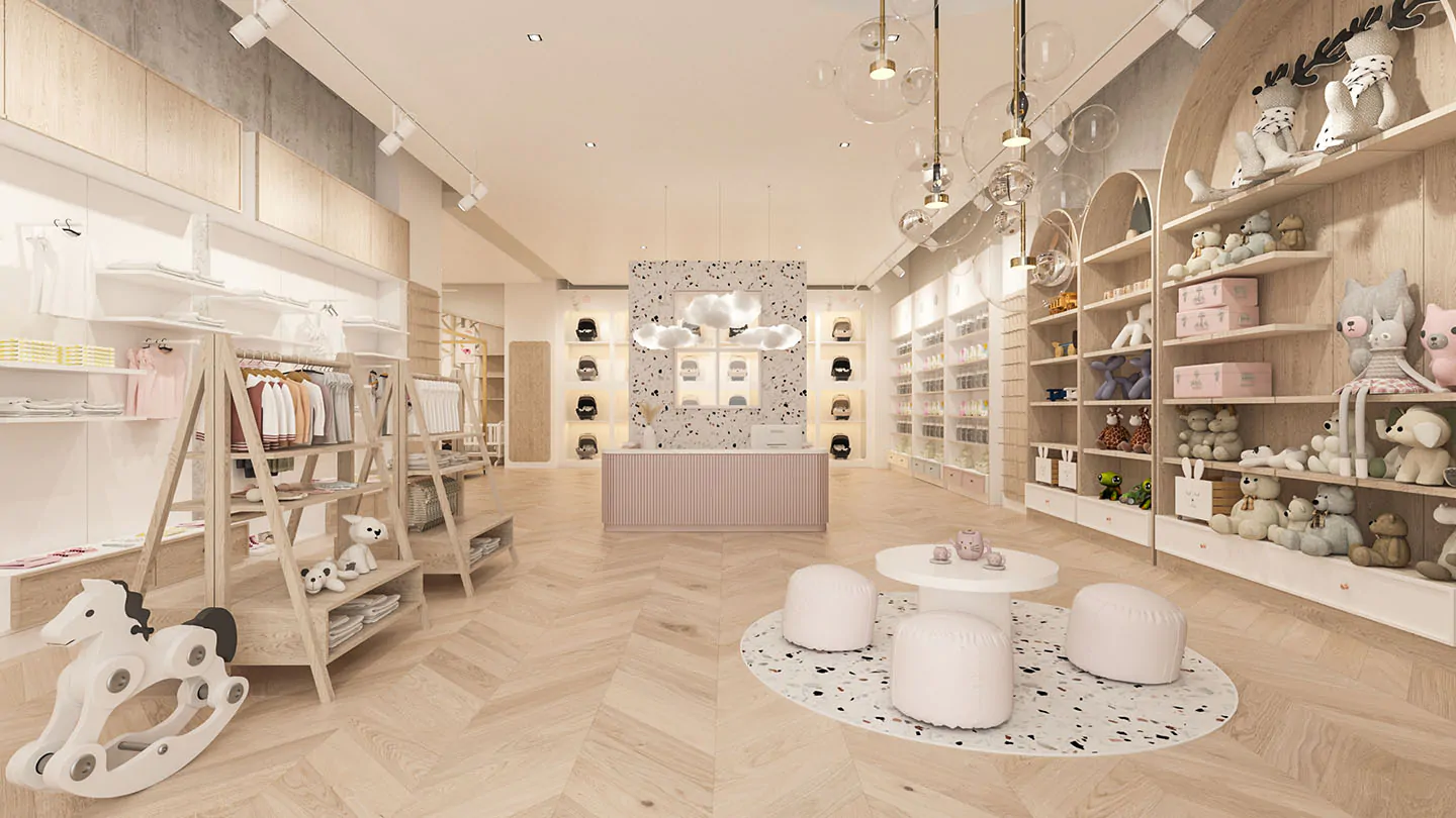 Дизайн магазину дитячих товарів №6