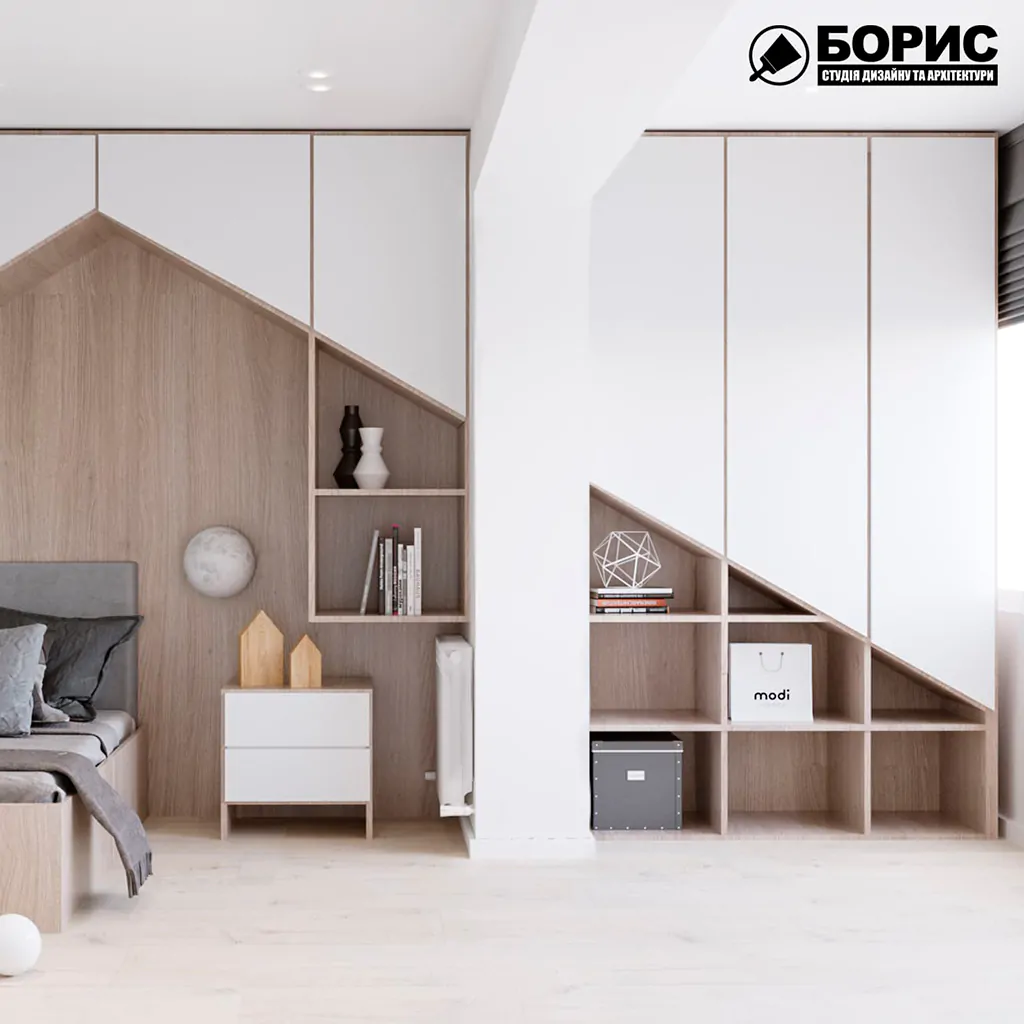 Білий колір в інтер'єрі дитячої кімнати