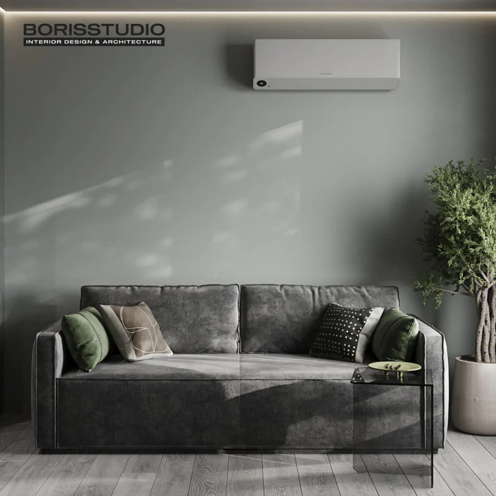 Дизайн інтер'єру та ремонт вітальні для квартири в Києві