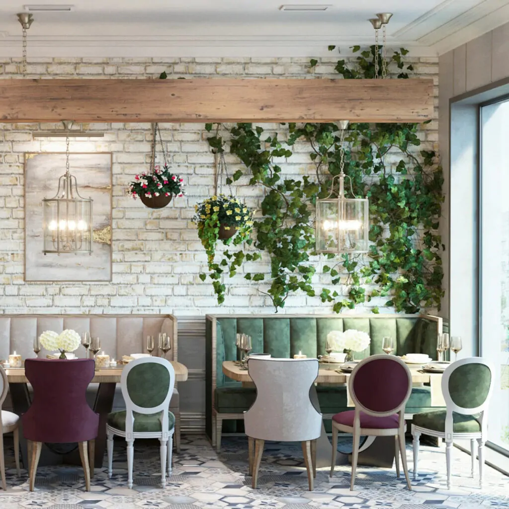 Дизайн интерьера кофейни в стиле прованс