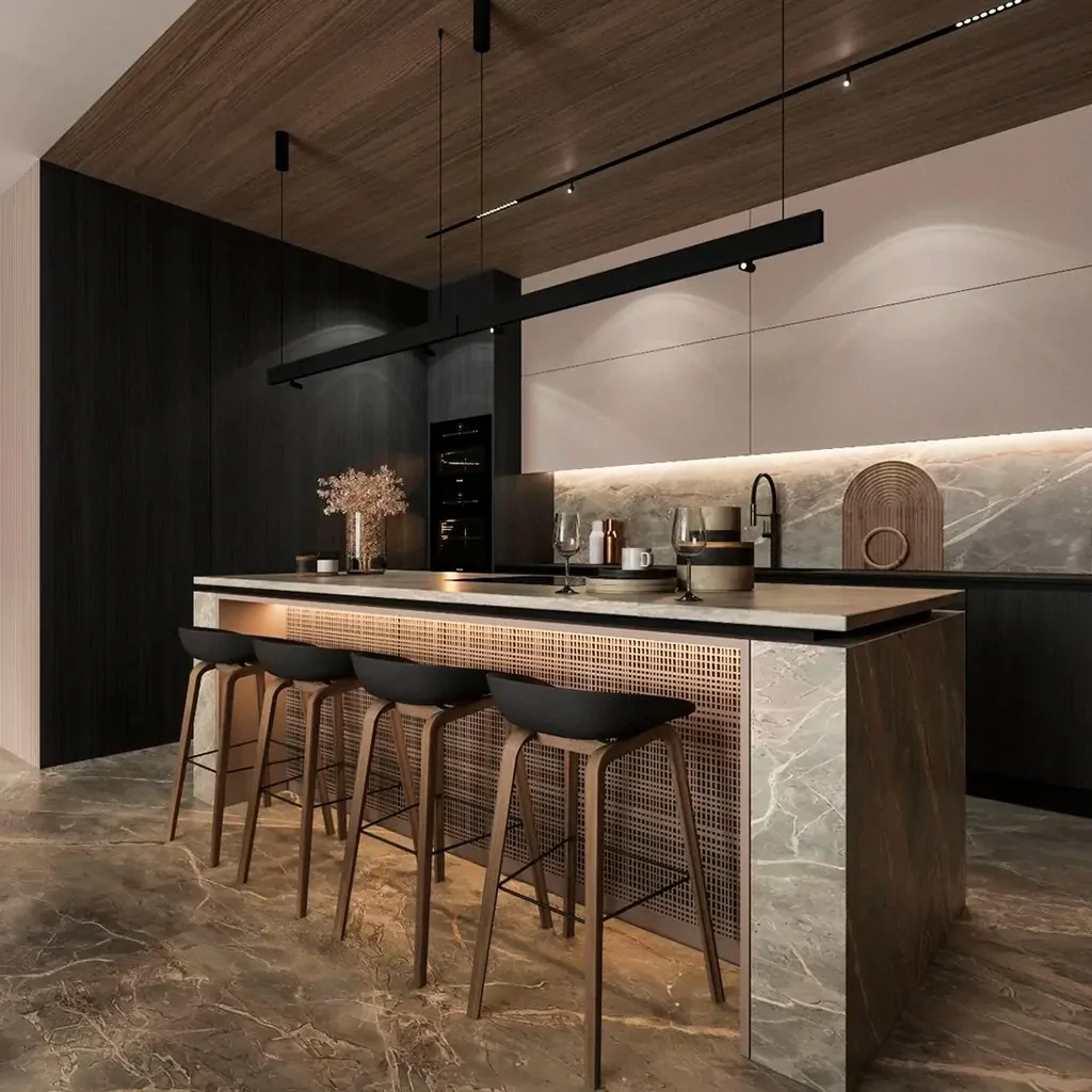 Дизайн кухни в стиле лофт