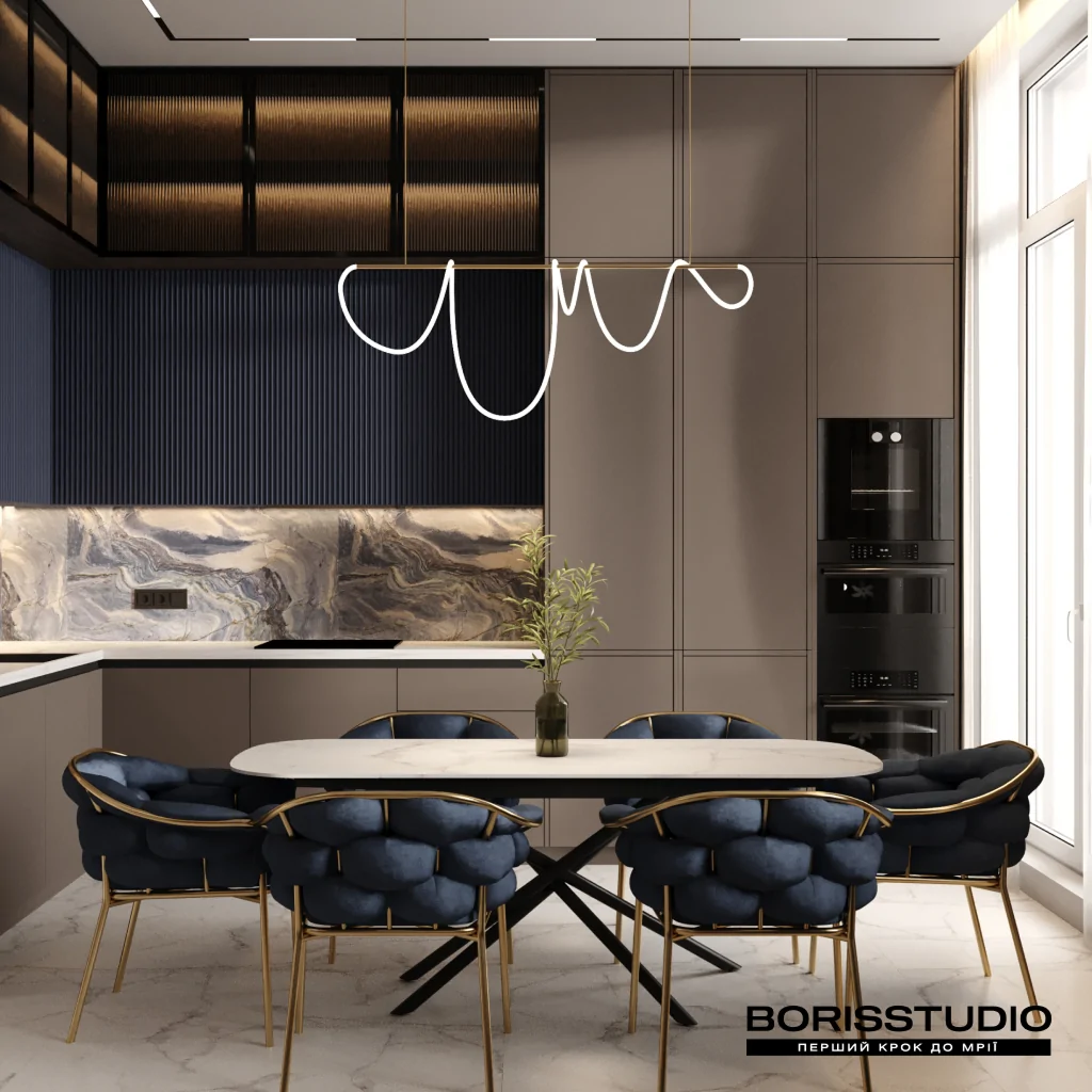 Дизайн кухні в стилі неокласика