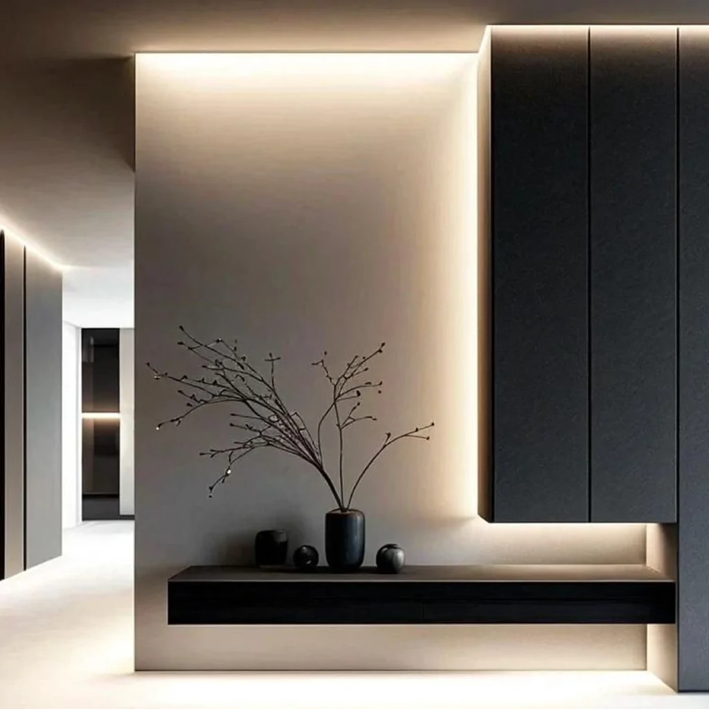 Дизайн прихожей хай тек