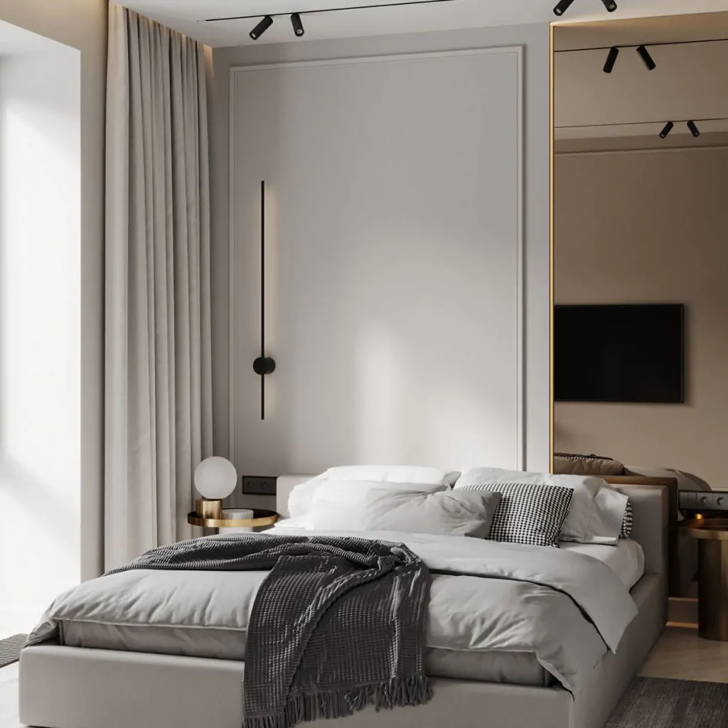 Дизайн-проєкт спальні в котеджі