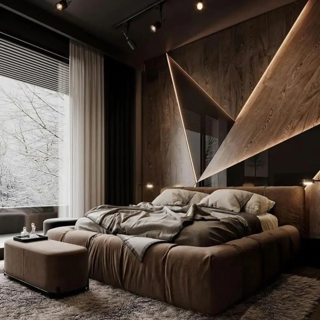 Дизайн спальни на вилле под ключ