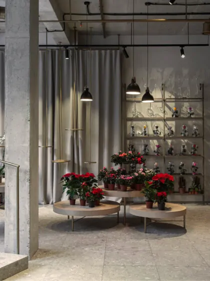 Особливості дизайну квіткового магазину