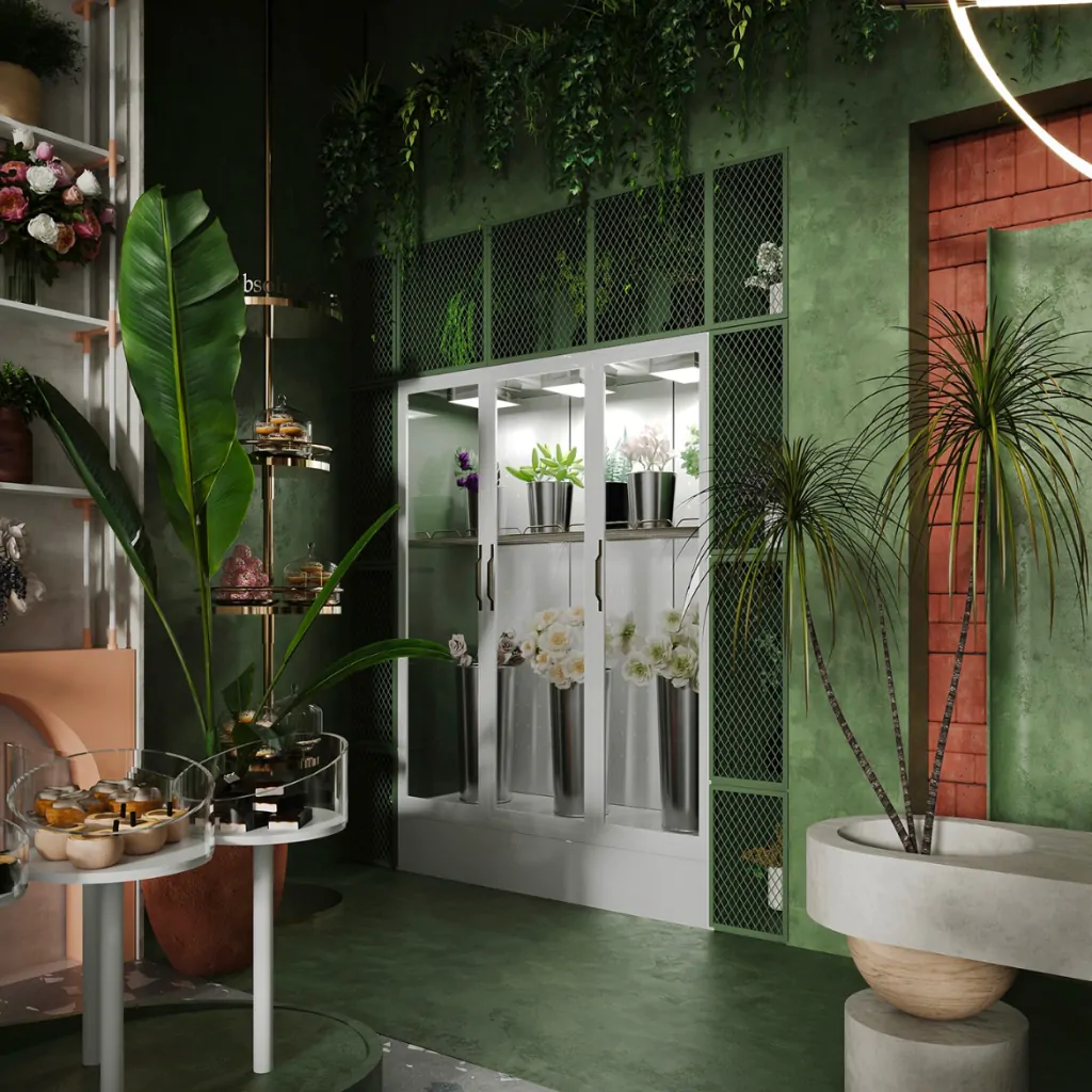 Дизайн цветочного магазина