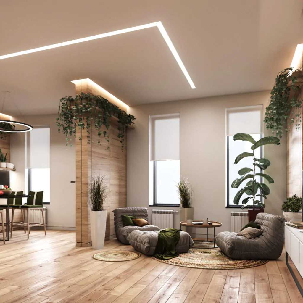 Дизайн-проект квартири в екостилі