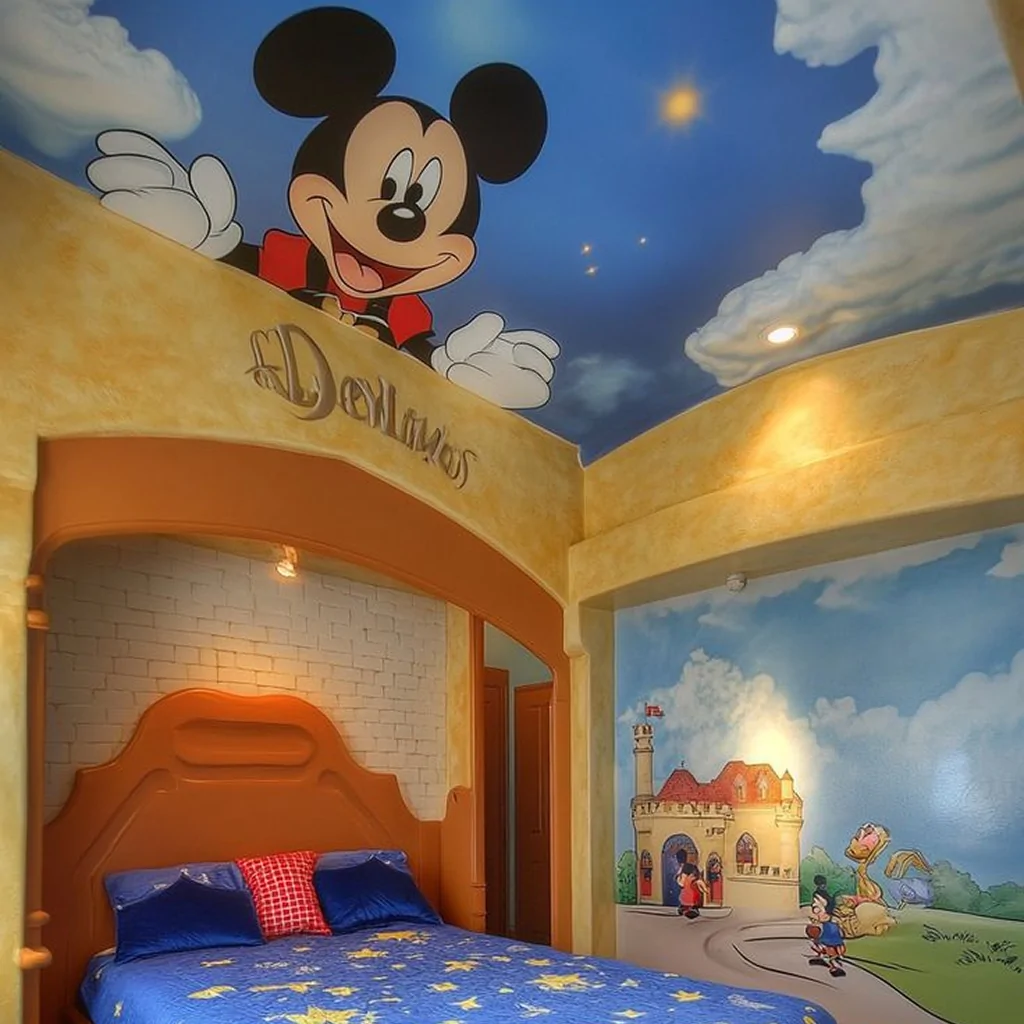 Гарна стеля у дитячій