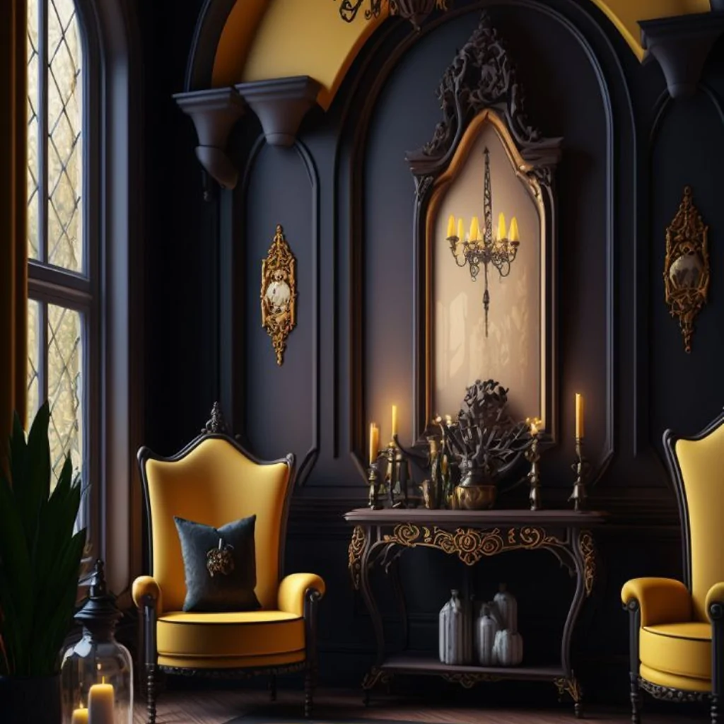 Готический интерьер квартиры