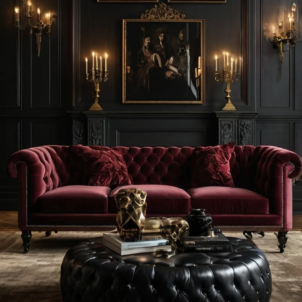 Готичні меблі у квартирі