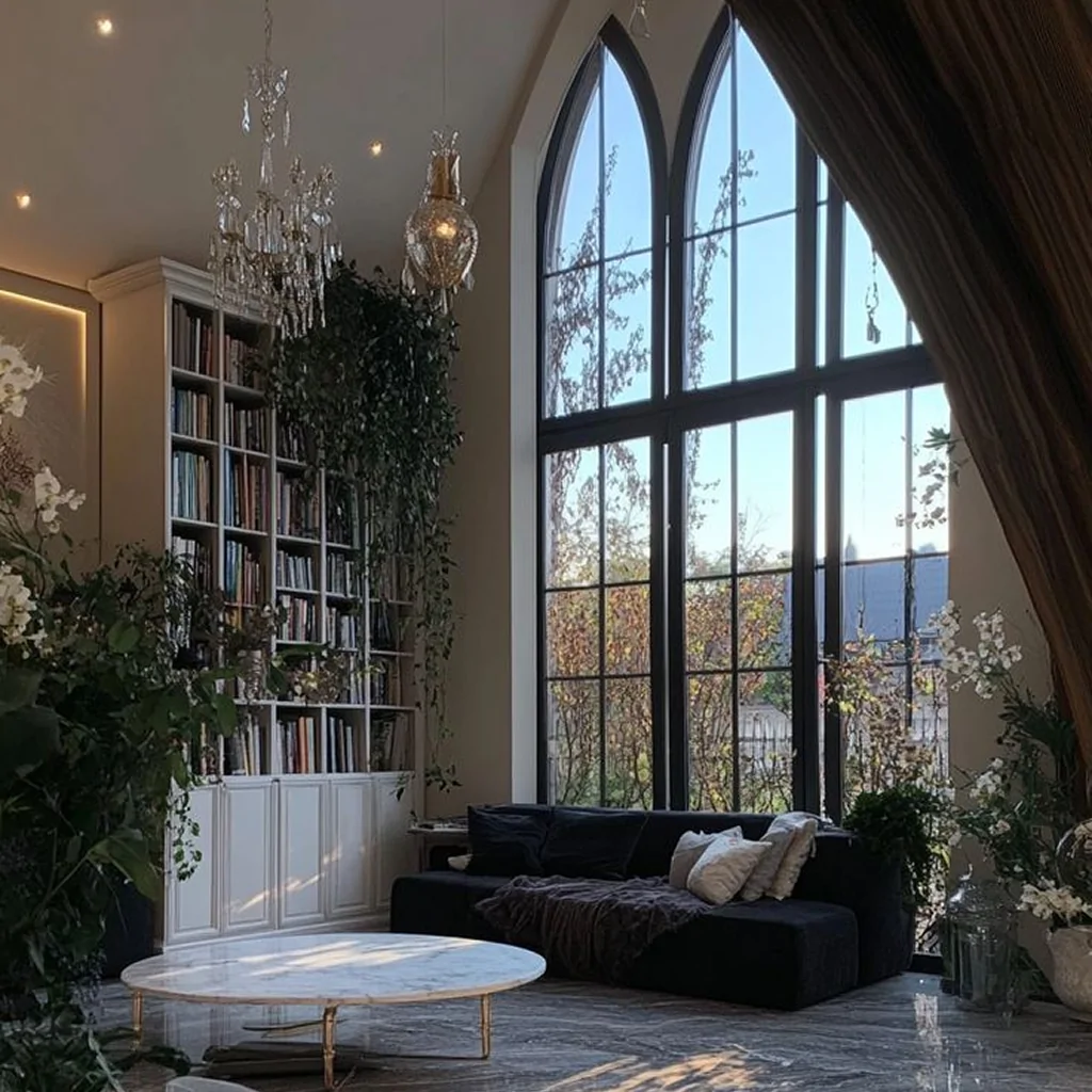 Интерьер квартиры в готике