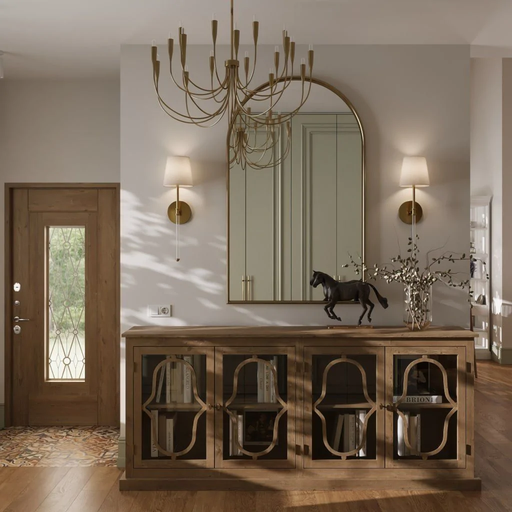 Интерьер прихожей прованс