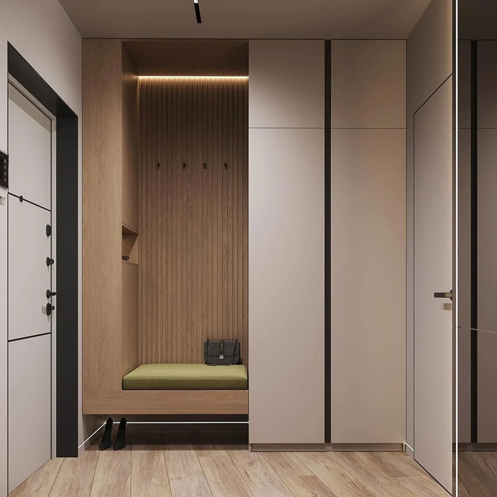 Интерьер прихожей скандинавский стиль