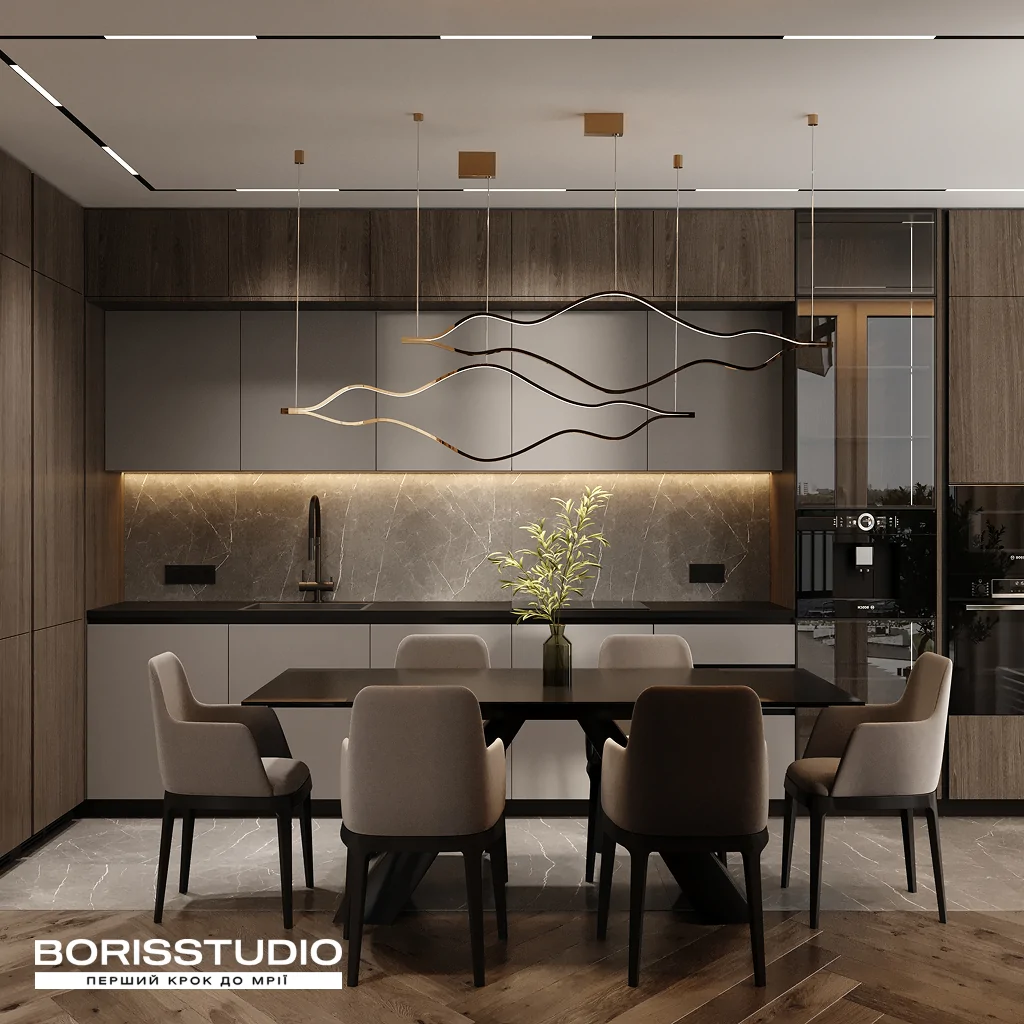 Інтер'єр кухні неокласика