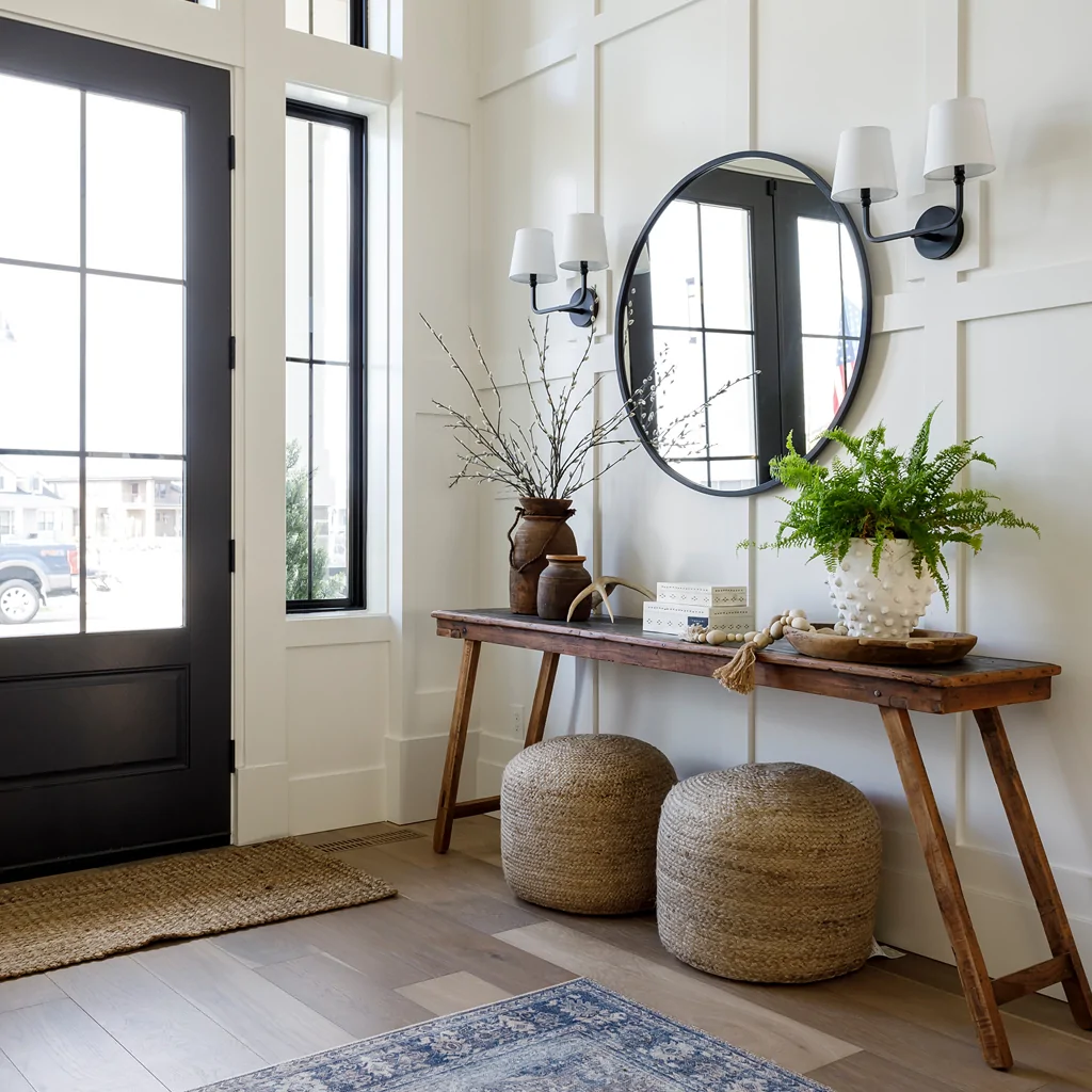 Інтер'єр передпокою кантрі