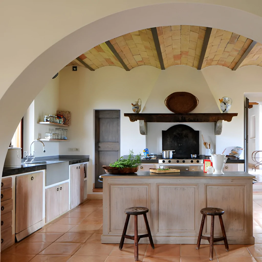 Дизайн-проект інтер'єру кухні в італійському стилі