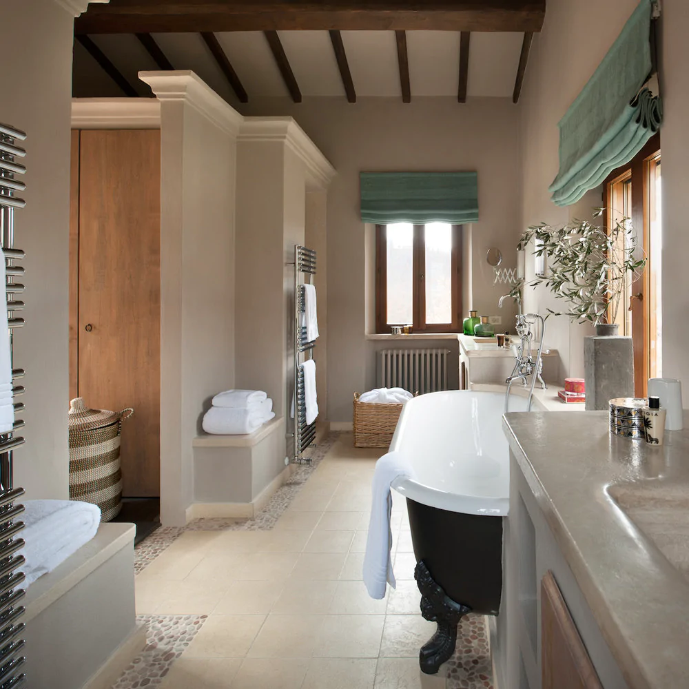 Дизайн-проект інтер'єру ванної кімнати в італійському стилі