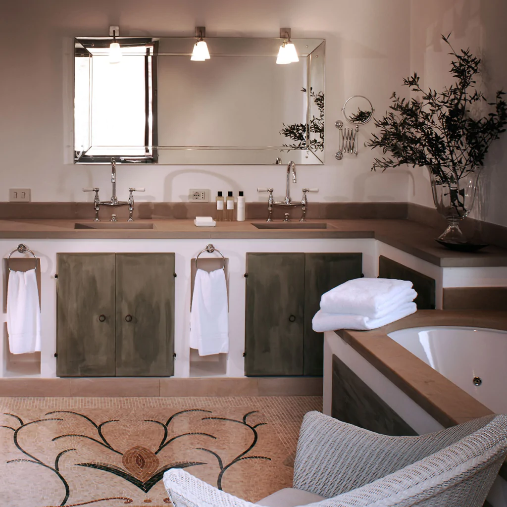 Дизайн-проект ванної кімнати в італійському стилі