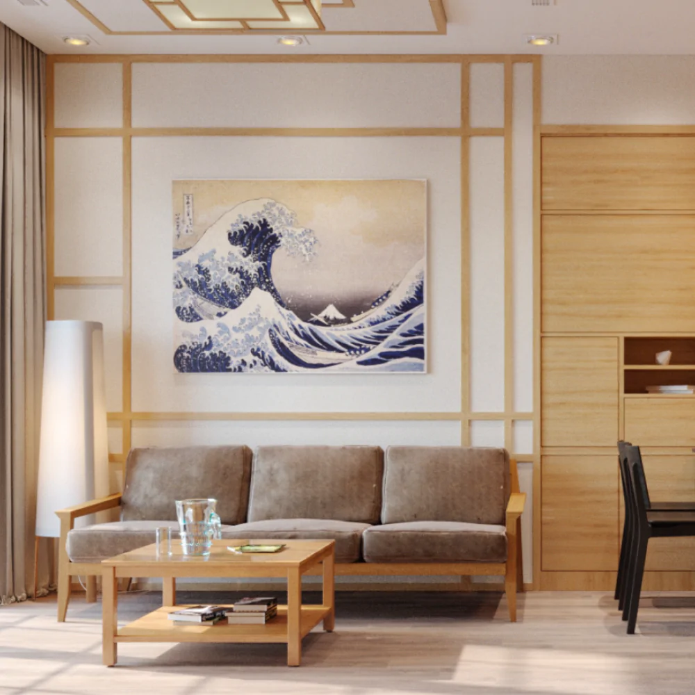 Дизайн інтер'єру таунхаусу в японському стилі