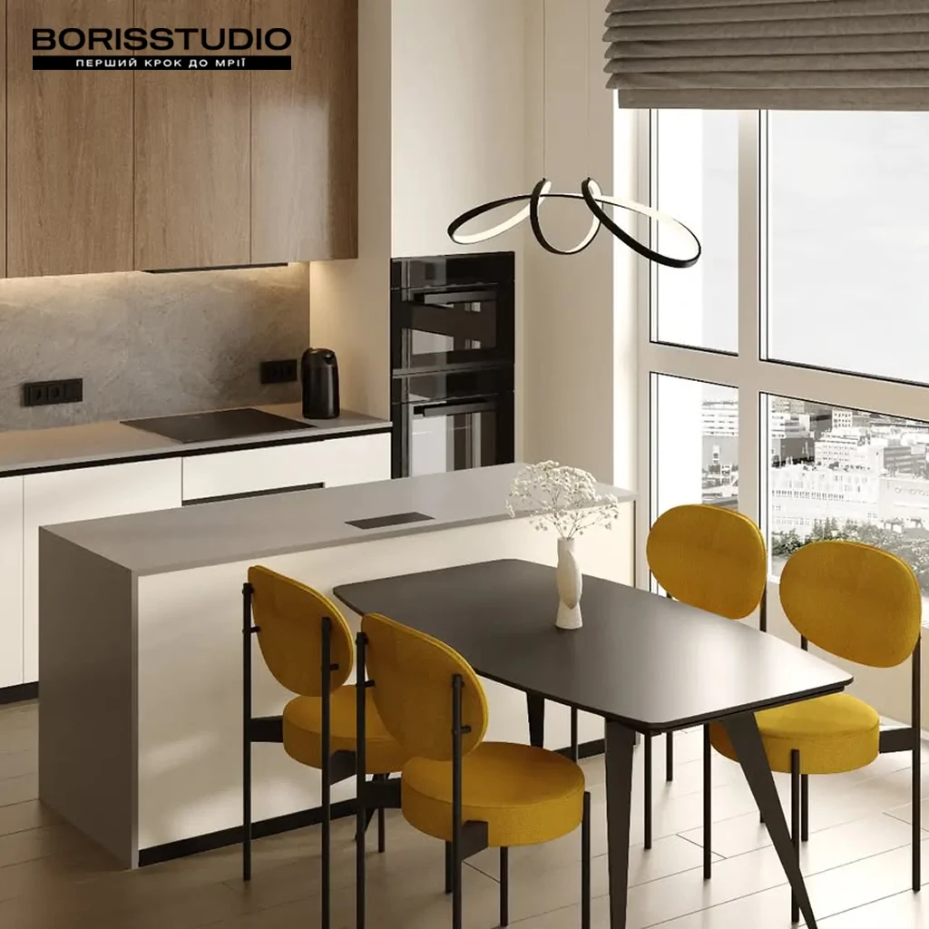 Мінімалістичний інтер'єр кухні