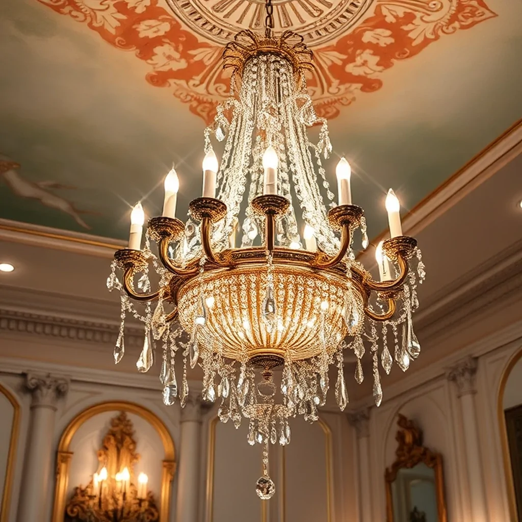 Освещение в стиле рококо