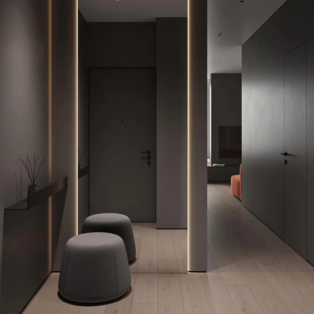 Передпокій в стилі хай тек