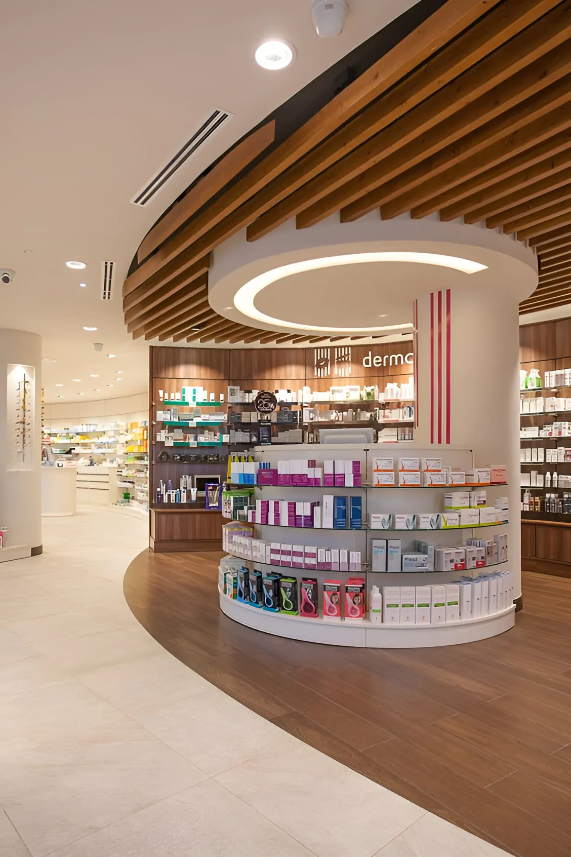 Дизайн-проєкт інтер’єру аптеки №3